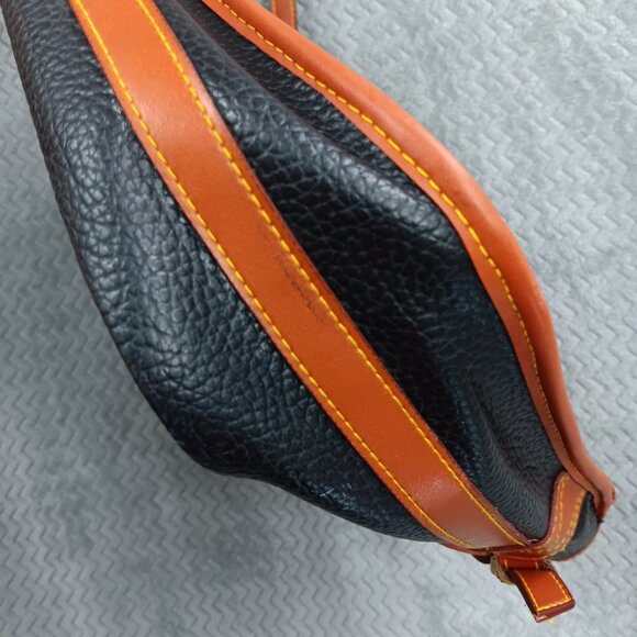 Dooney & Bourke All Weather Leather Pebbled Vintage Briefcase Messenger Bag - Picture 13 of 16